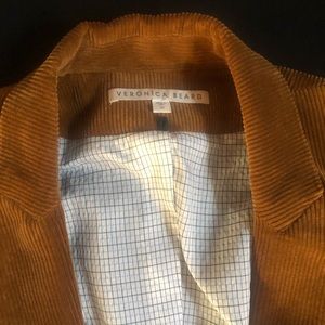Veronica Beard jacket. Corduroy in classic khaki.